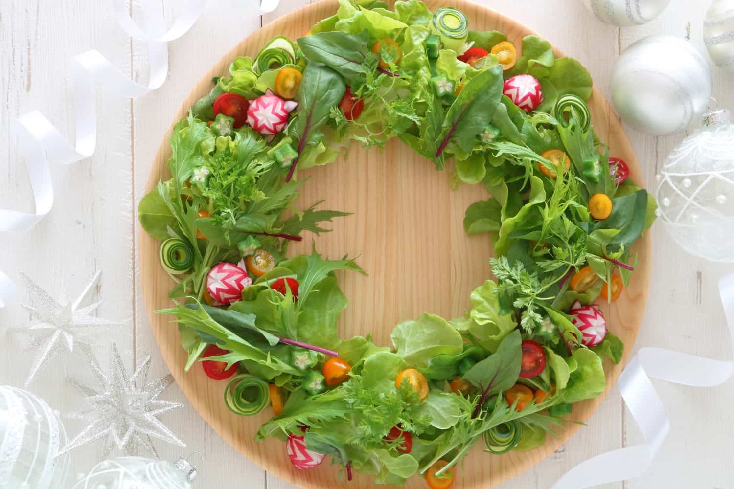 Star Salad Wreath