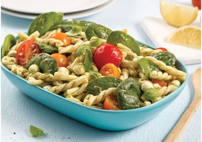 Pasta and Spinach Pesto Salad