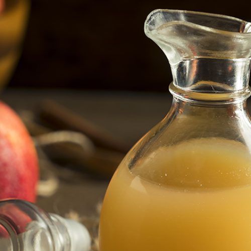 Raw Organic Apple Cider Vinegar in a Bottle